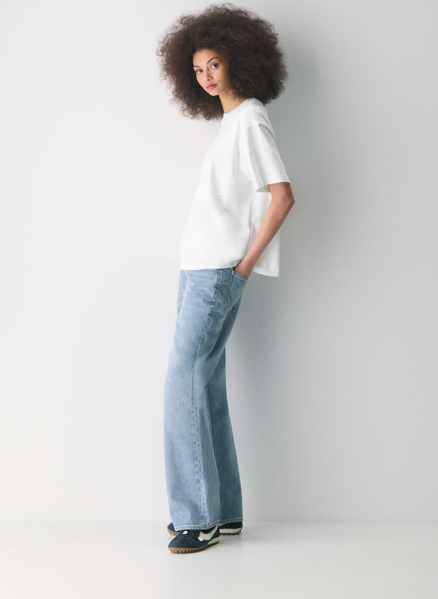 mighty cotton delta t-shirt weiss