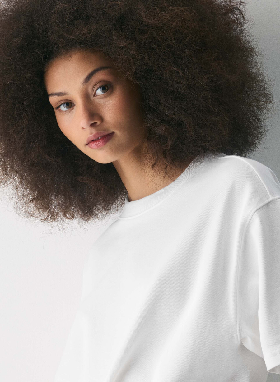 mighty cotton delta t-shirt weiss