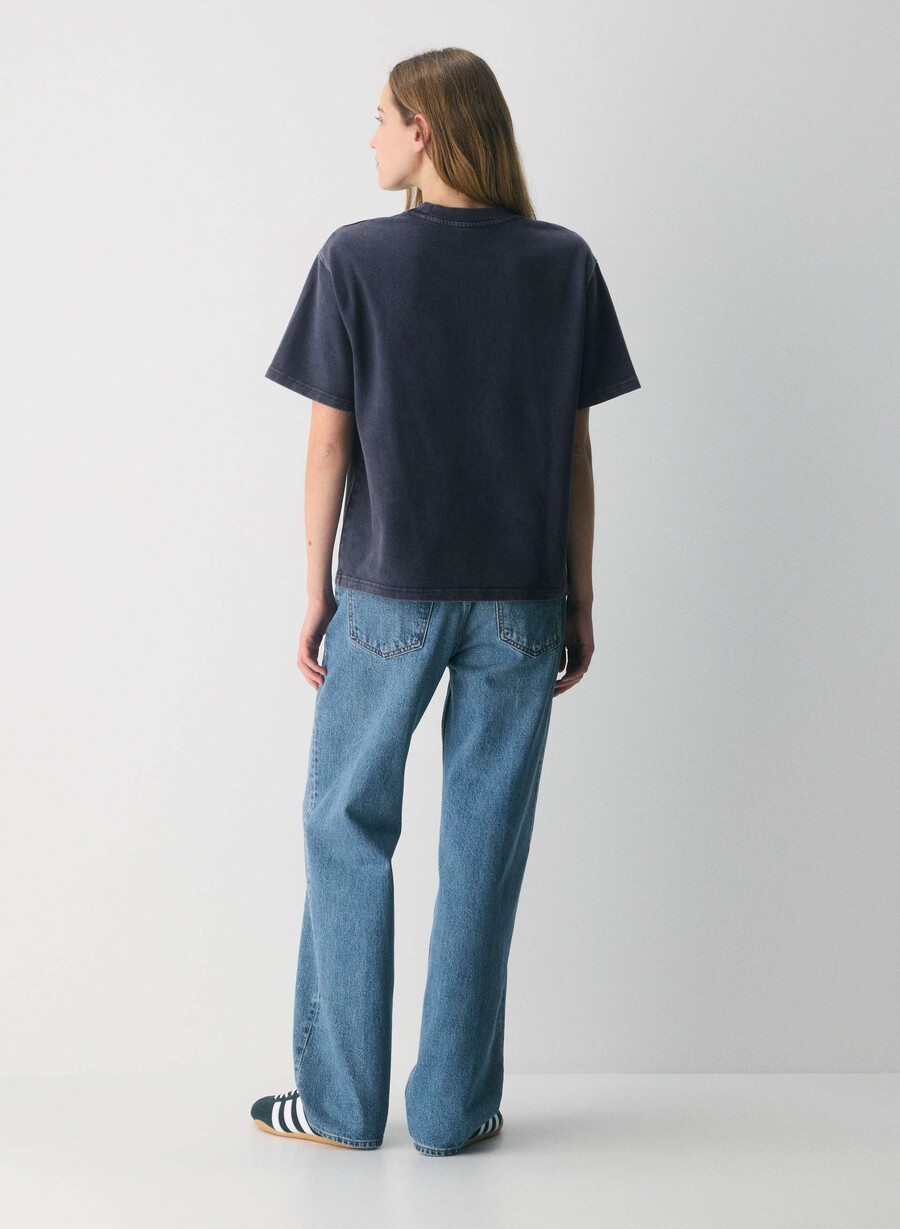 mighty cotton delta t-shirt lived-in admiral