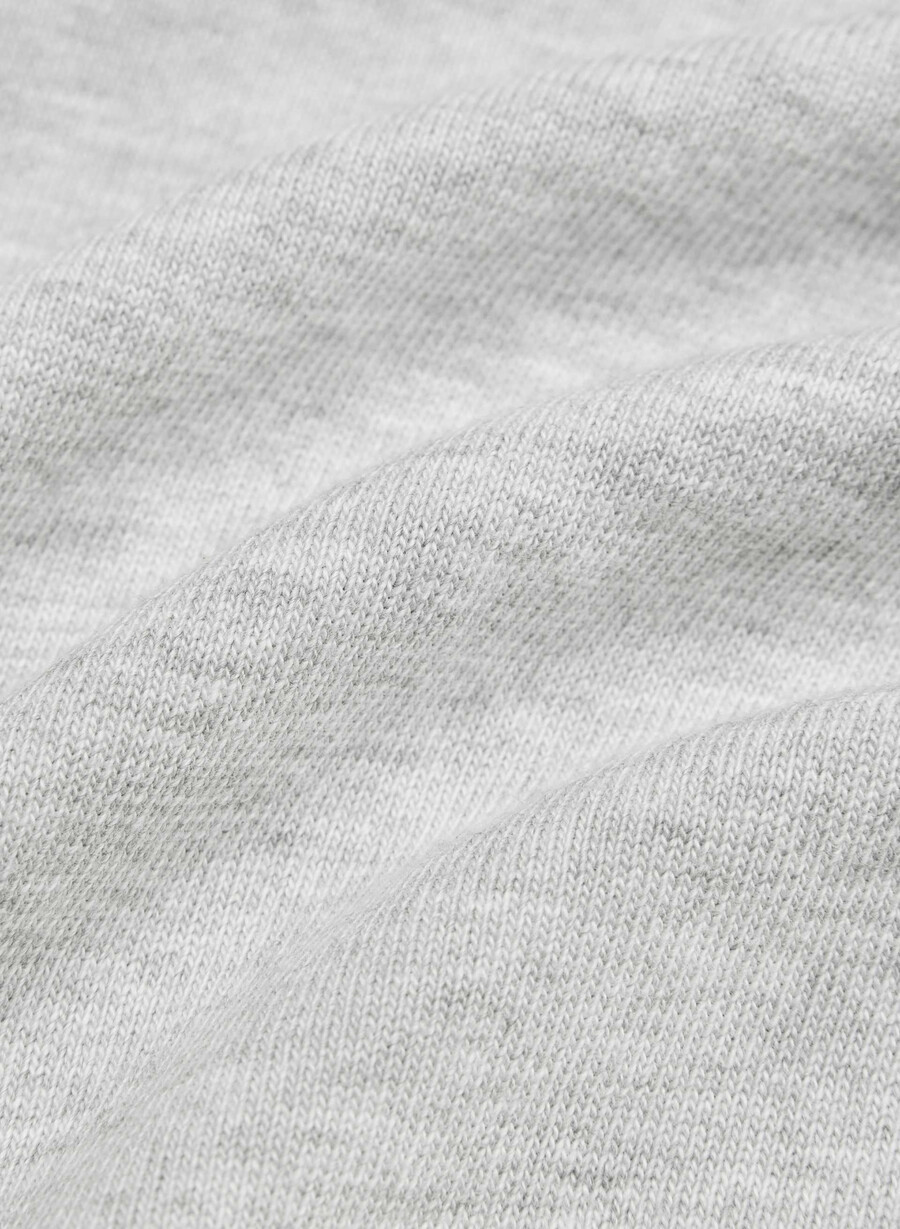 mighty cotton delta t-shirt heather chrome