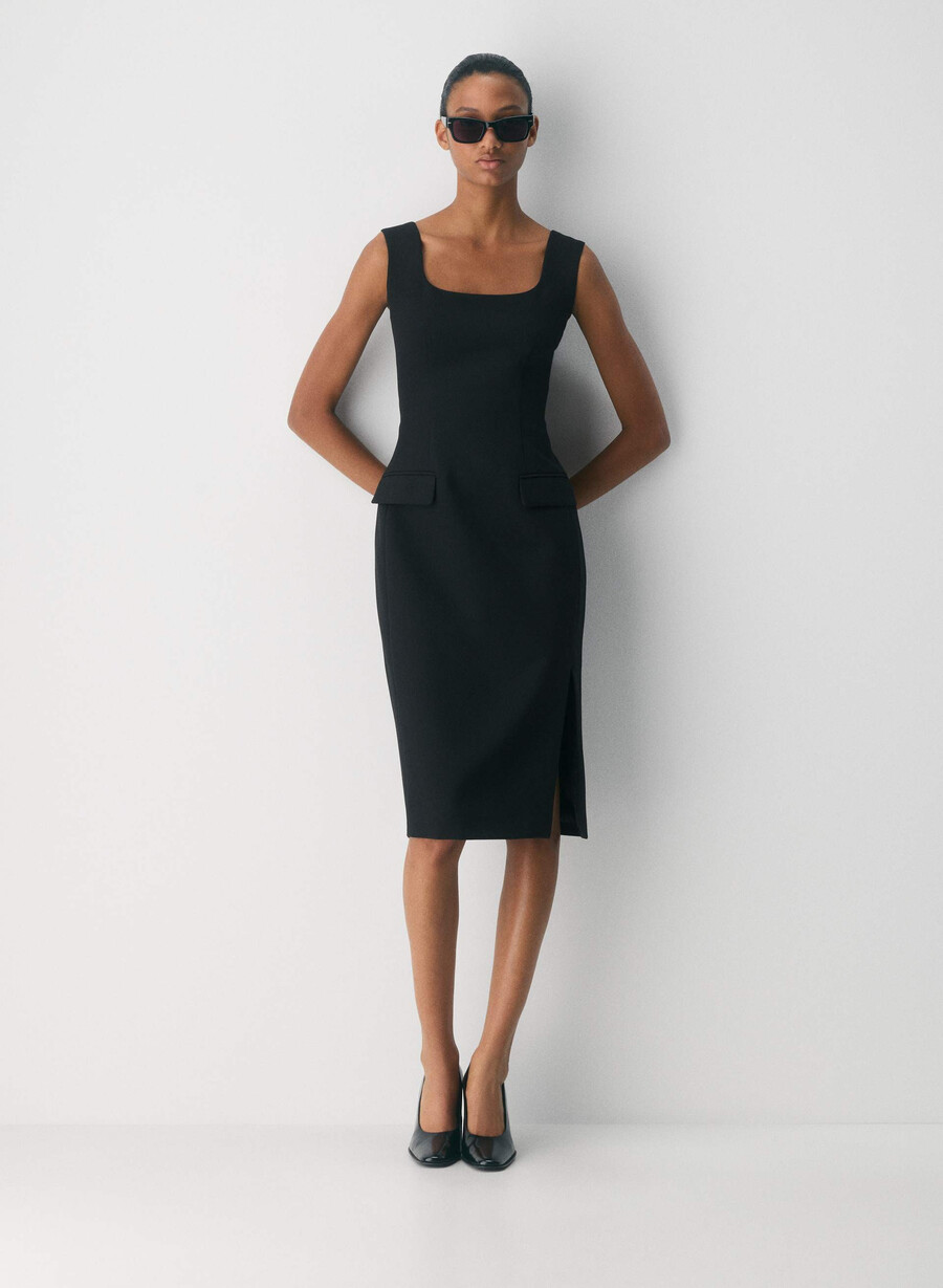 traction dress - reessential black