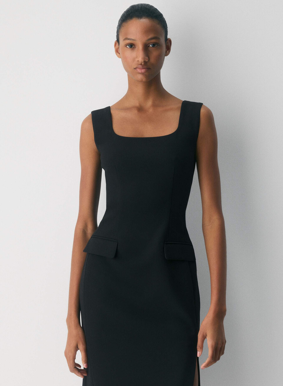 traction dress - reessential black