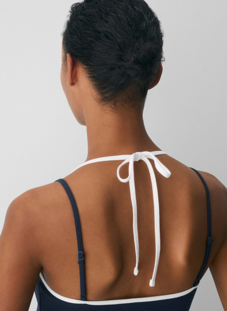 homestretch smooth juke halter top admiralweiss