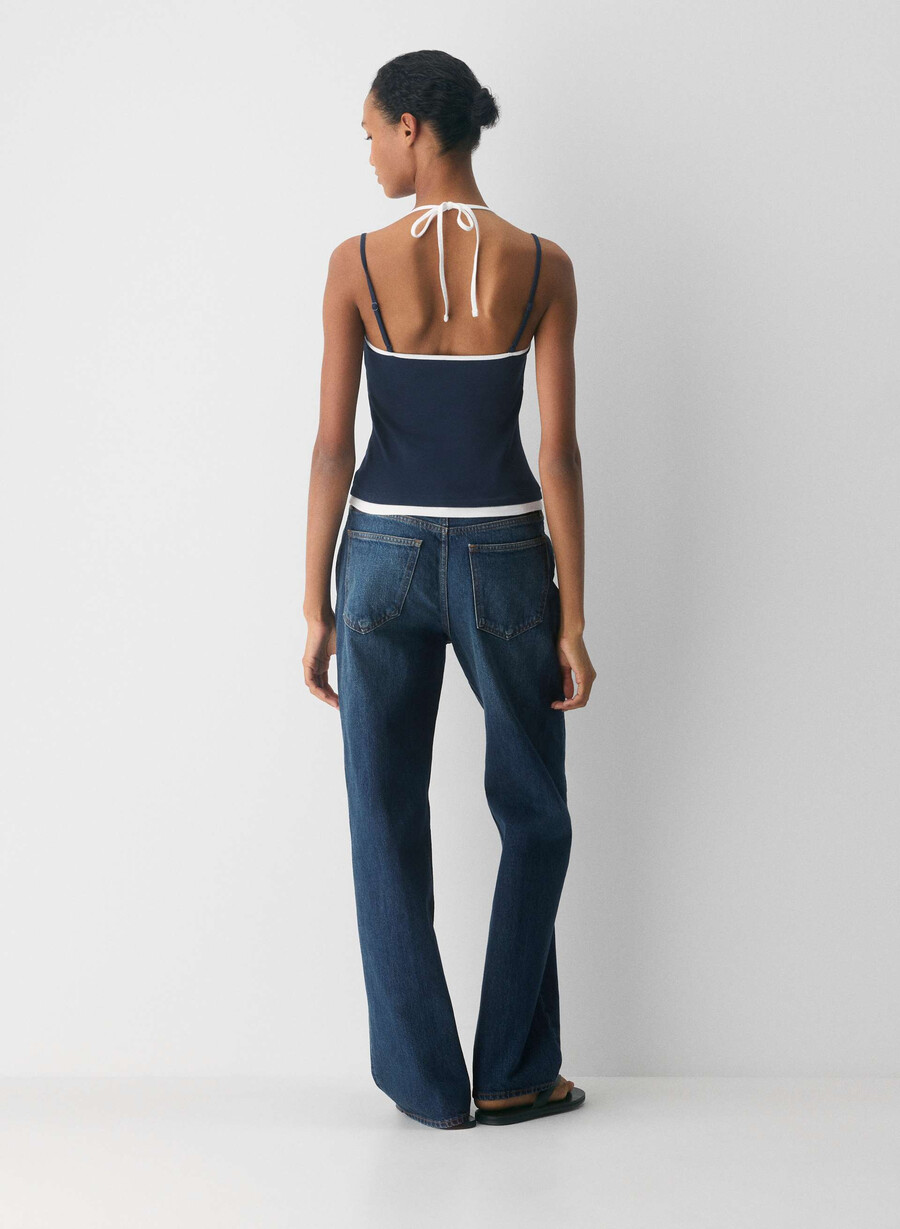 homestretch smooth juke halter top admiralweiss