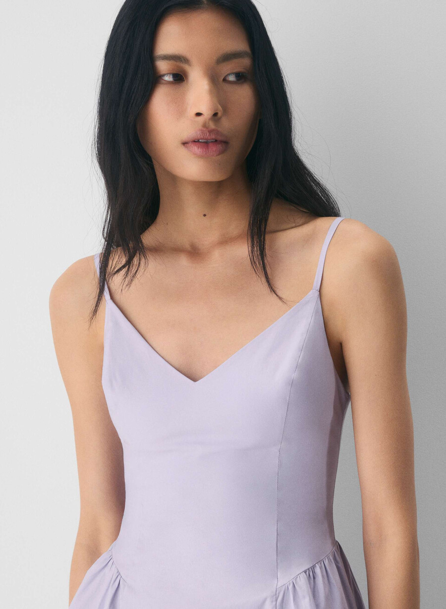 technique poplin minikleid ingrd strp vl pkbw