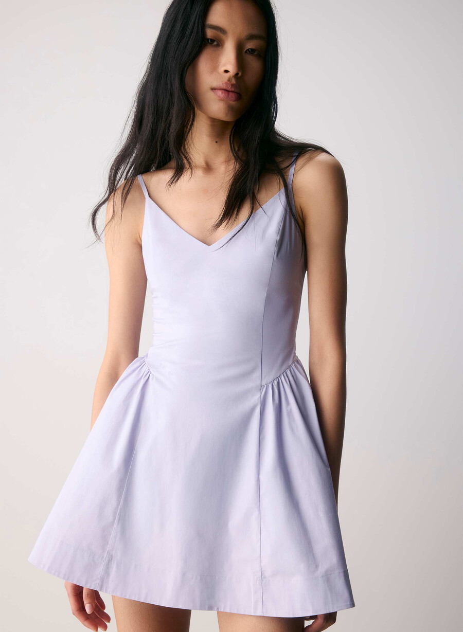 technique poplin minikleid ingrd strp vl pkbw