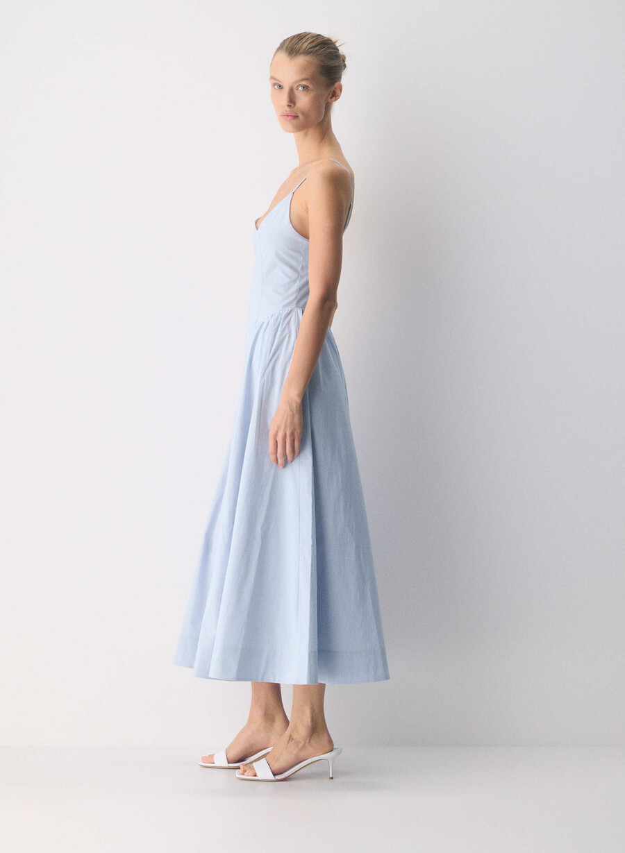 technik popeline kleid ingrd strp fr blbw