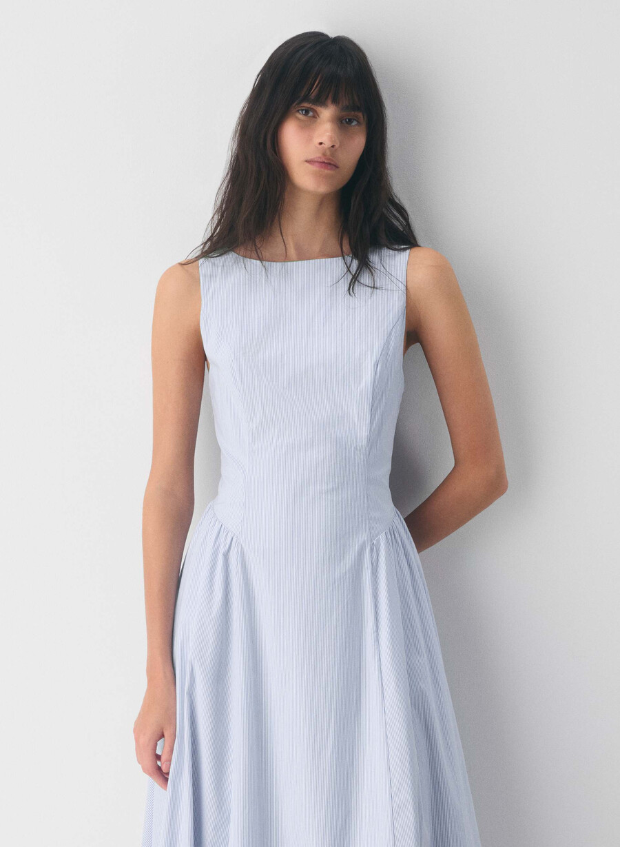 tina popeline-kleid ingrd strp fr blbw
