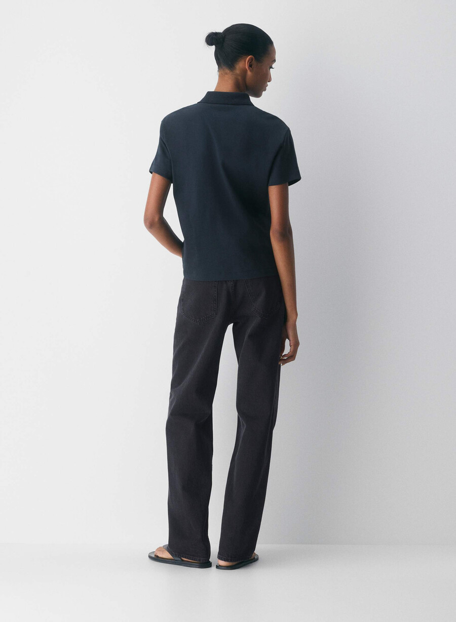 interlock cotton consensus polo dunkelblau