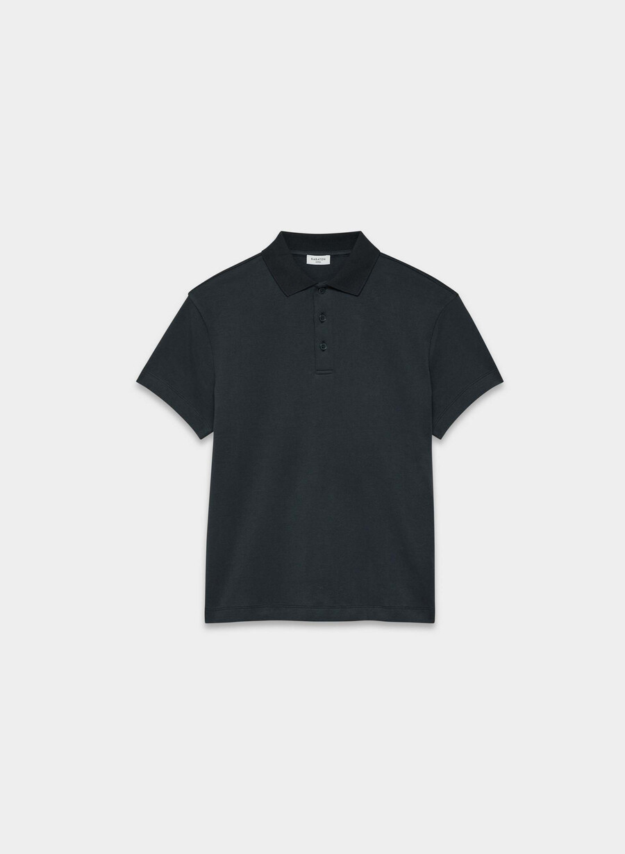 interlock cotton consensus polo dunkelblau