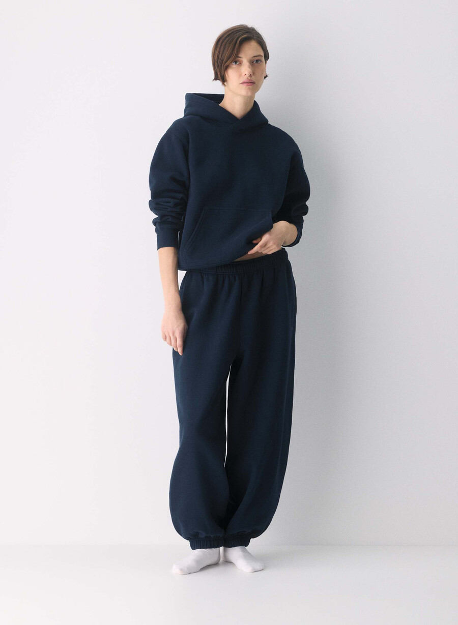 gemütliche sweatfleece mega balloon jogger admiral