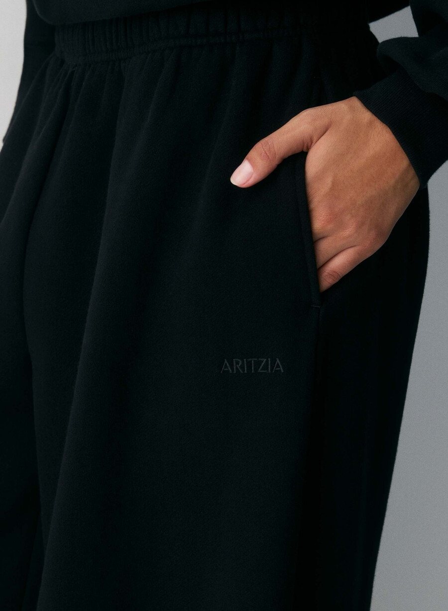 gemütliche fleece-jogginghose mit mega-ballonmuster heather chrome
