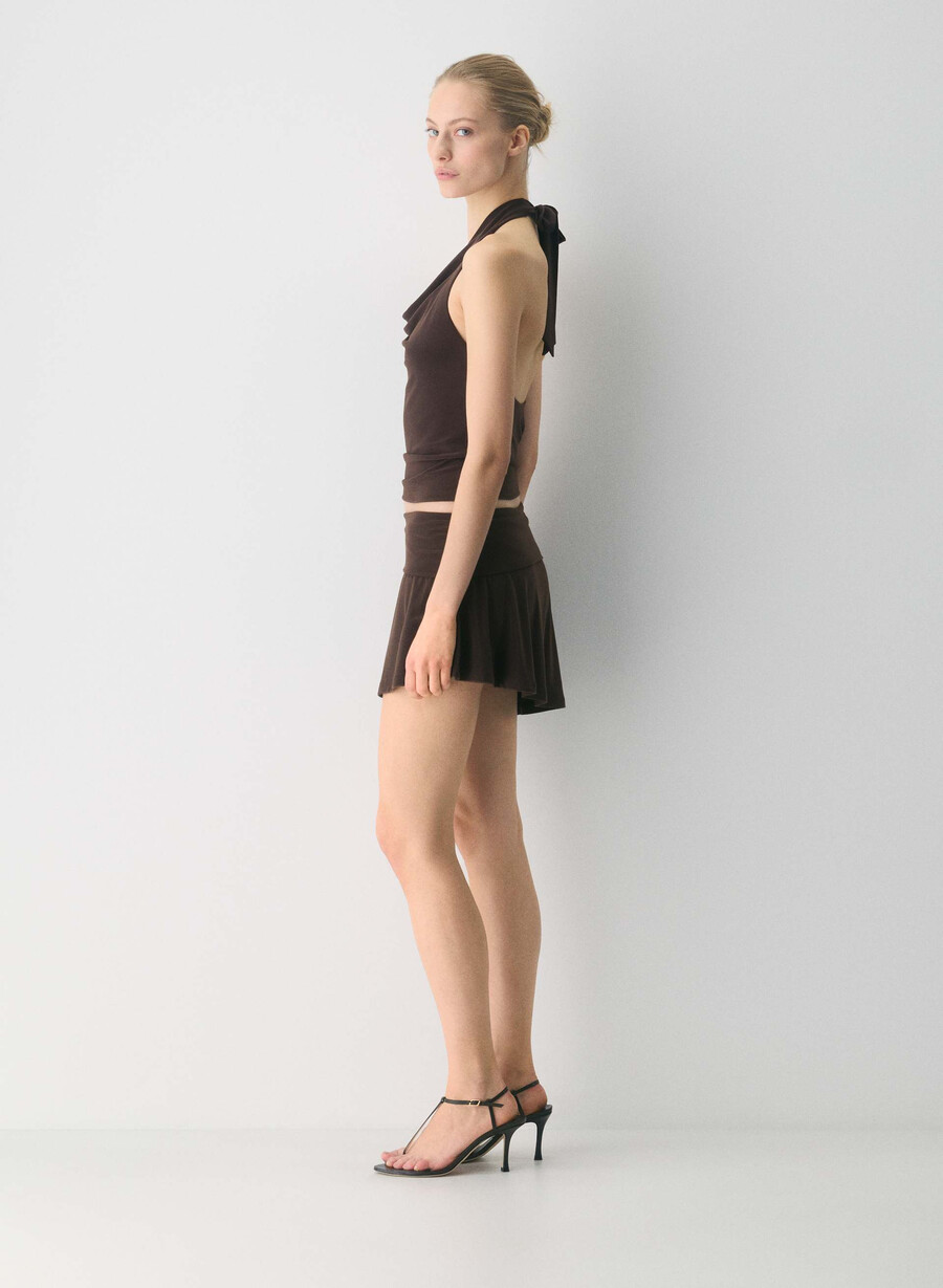 smooth matter dekanter-halter-top reiches mochabraun