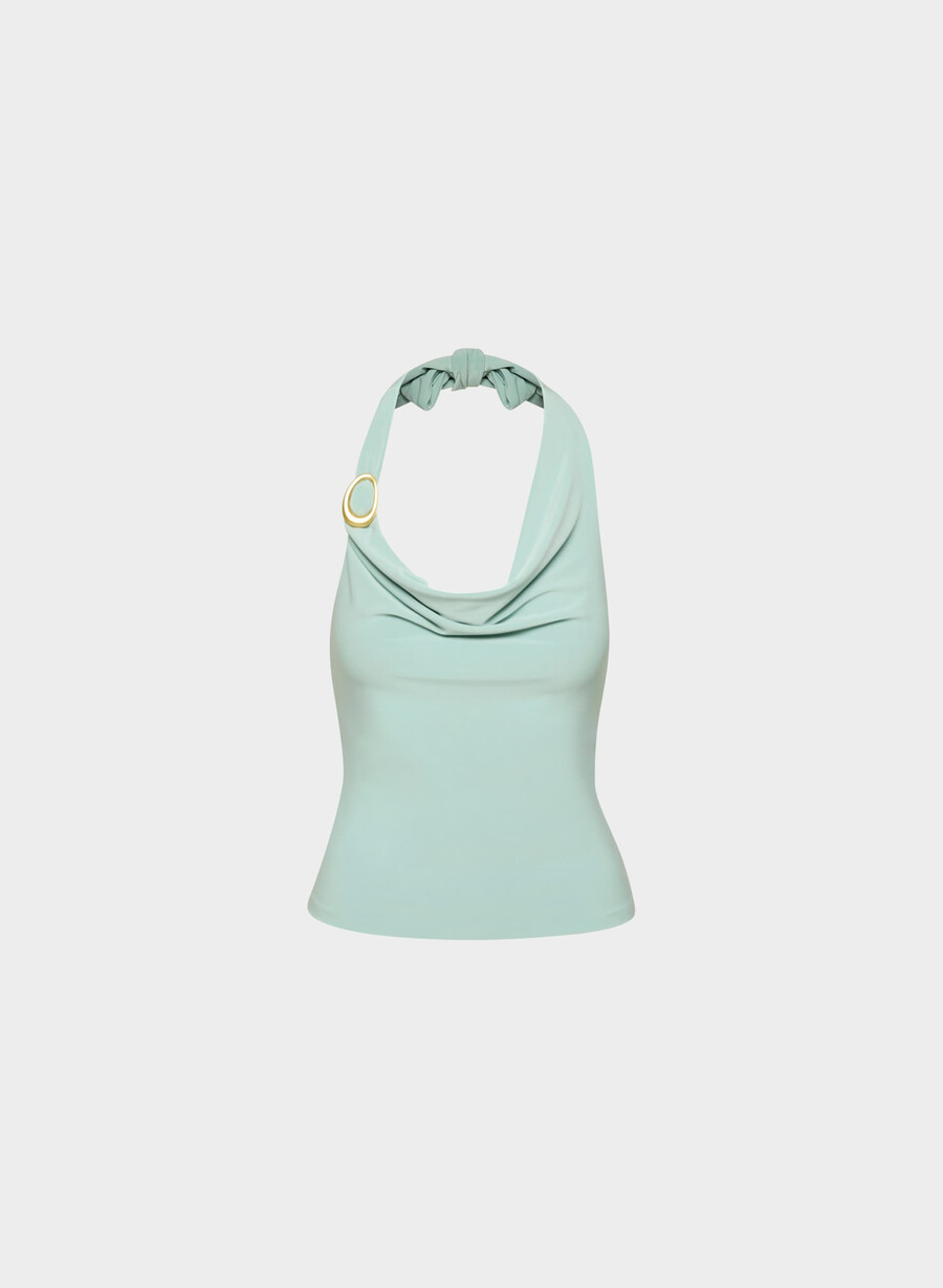 smooth matter dekanter halter top goddess sage