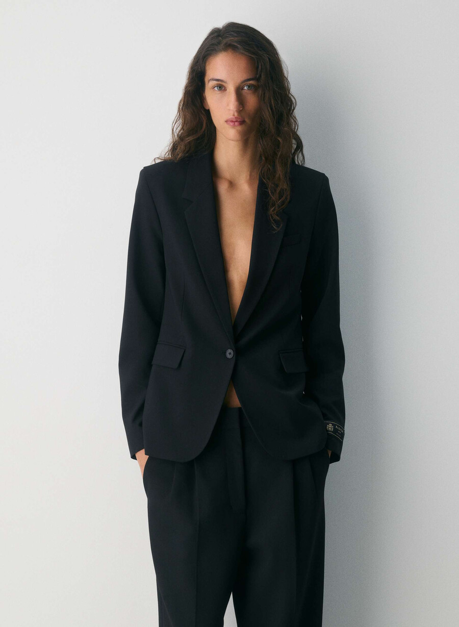 produzent wollblazer schwarz
