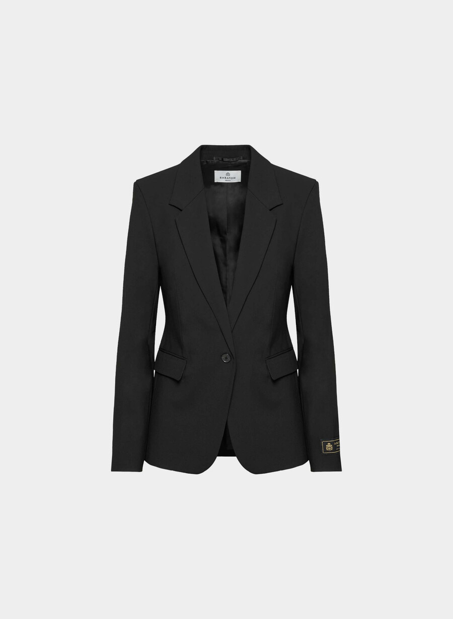 produzent wollblazer schwarz