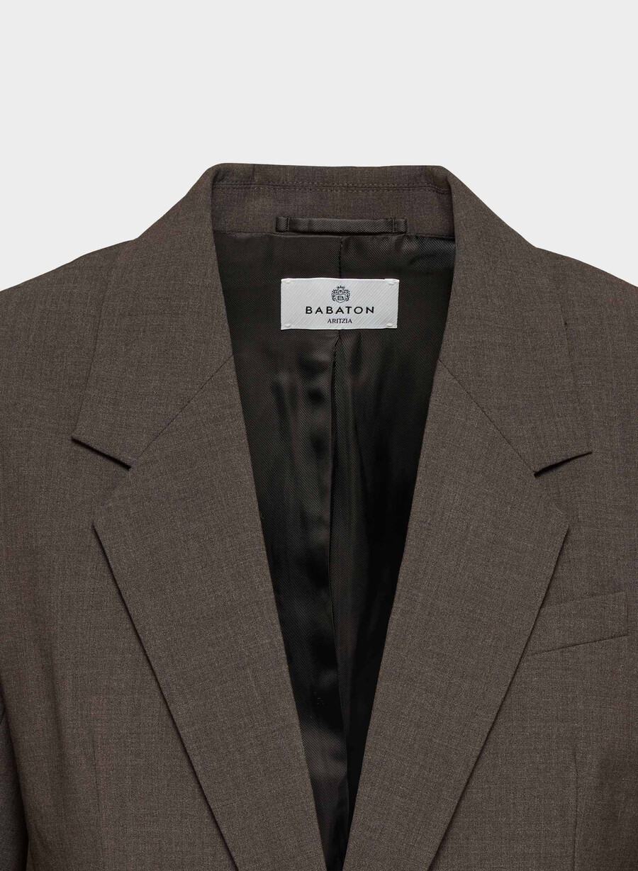produzent wollblazer heather rich mocha brn
