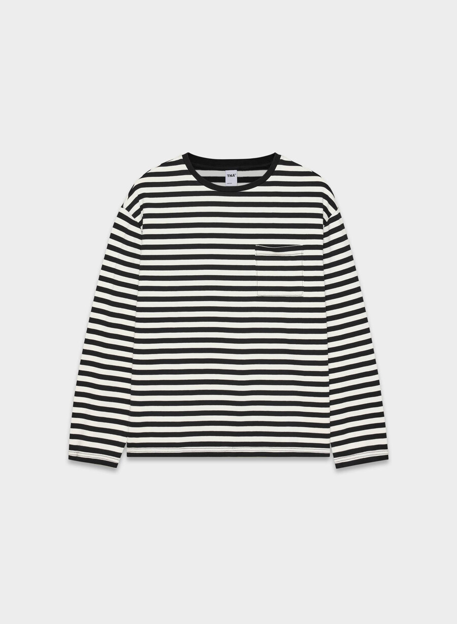 mighty cotton fletch langarmshirt hellbirkenfarbenschwarz