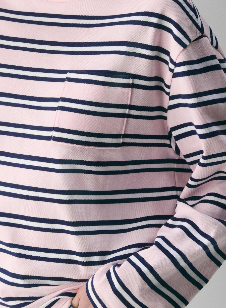 mighty cotton fletch langarmshirt villa pink admiral