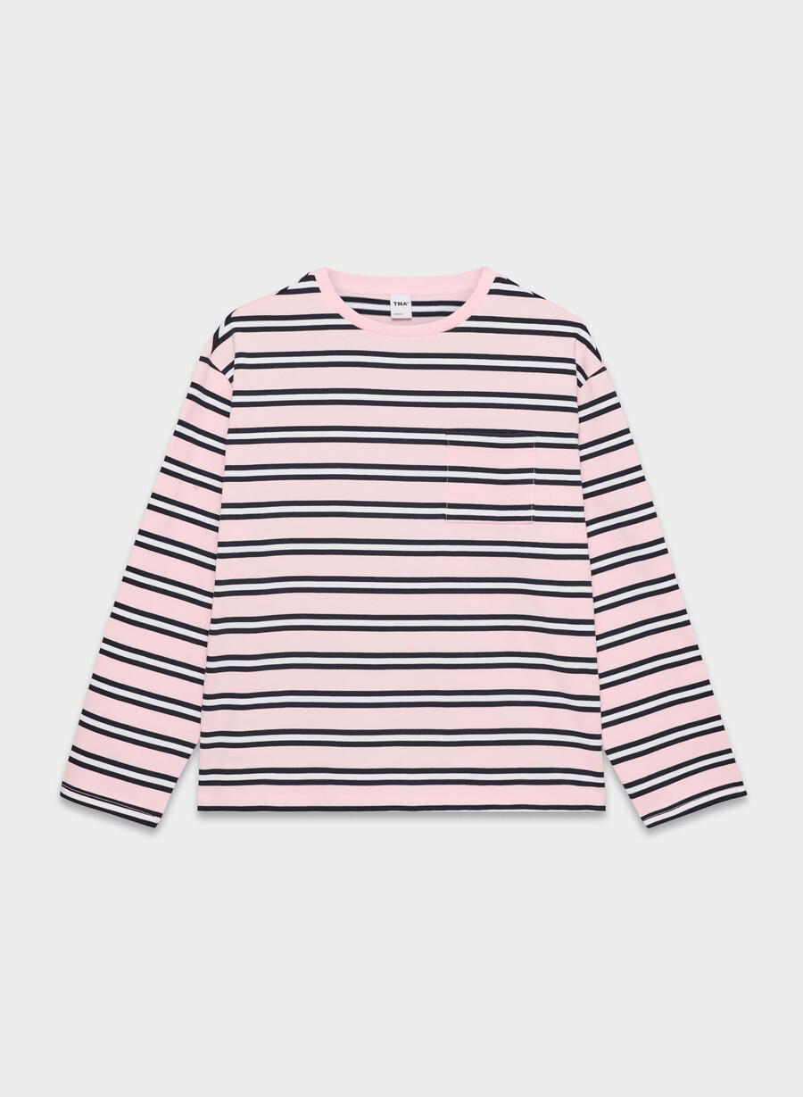 mighty cotton fletch langarmshirt villa pink admiral