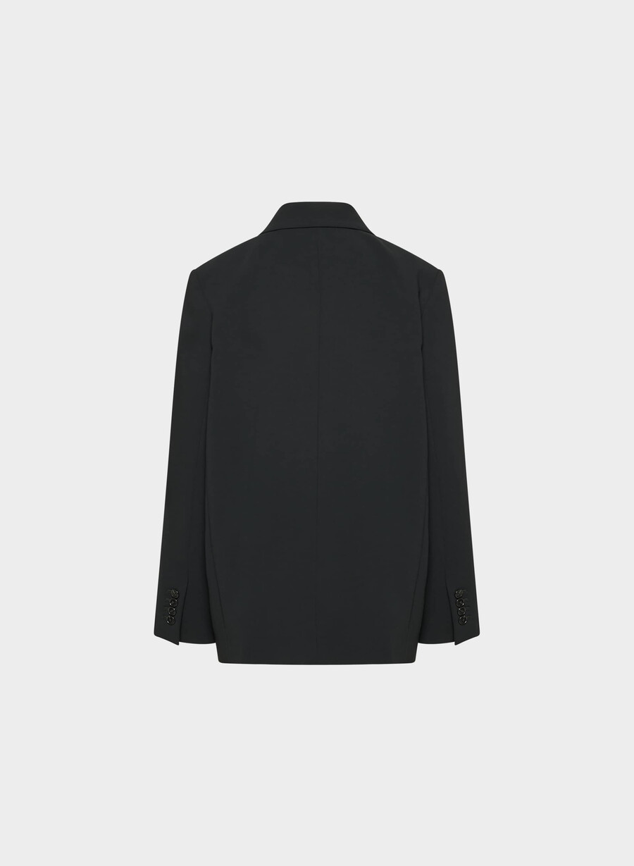 garret blazer - crepette schwarz