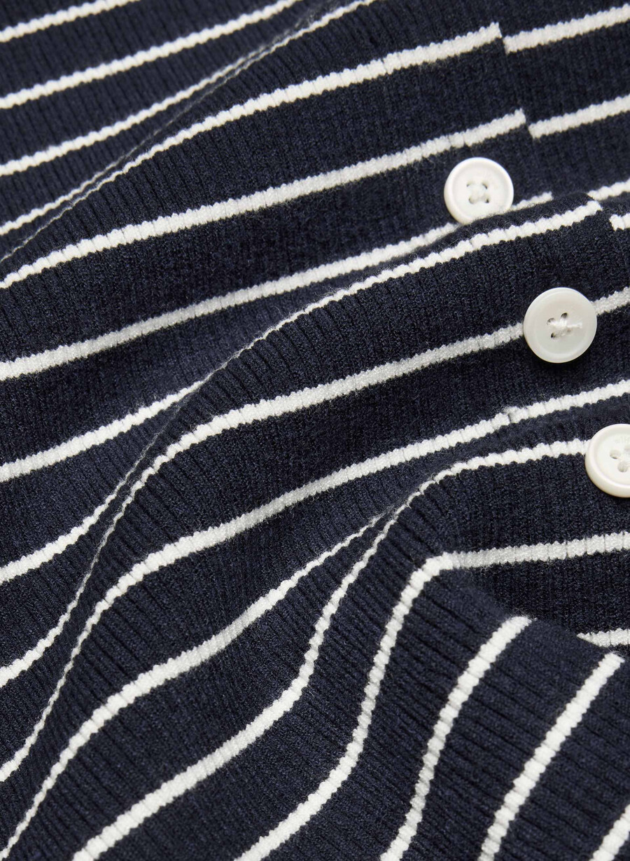croquet sweater vest - wonder yarn admiral light birch