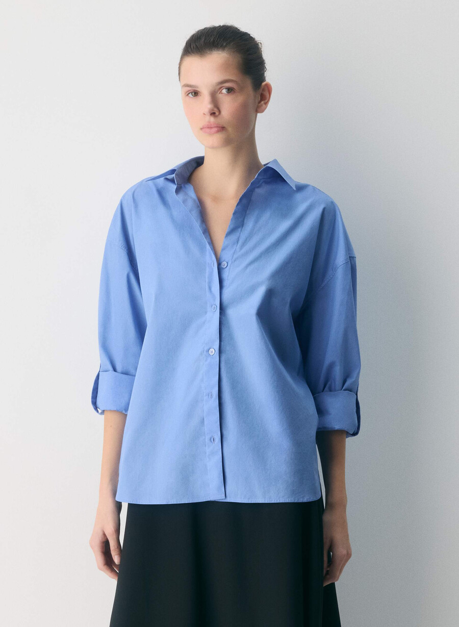 archiv popeline-hemd cornelia blue
