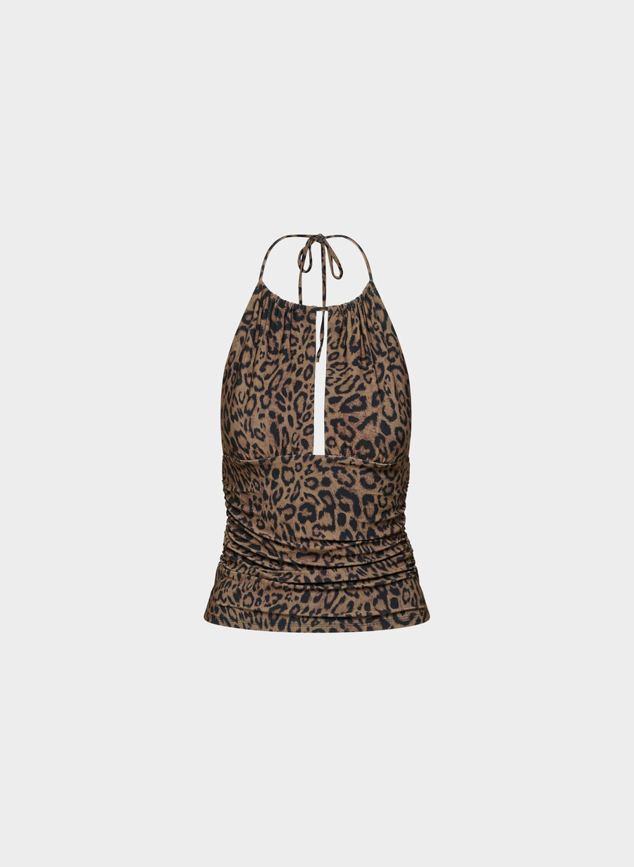 smooth matter odeum halter top kakao sandmulti