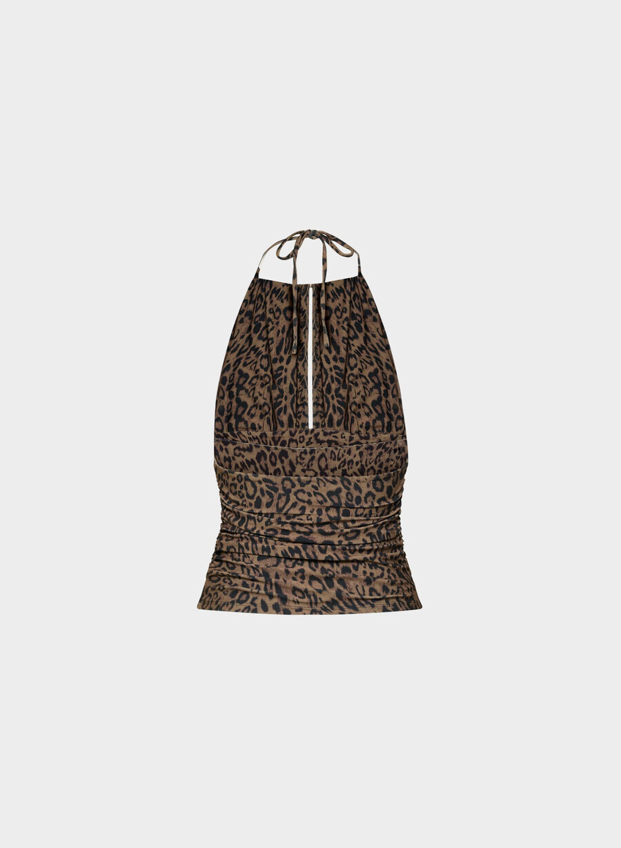 smooth matter odeum halter top kakao sandmulti