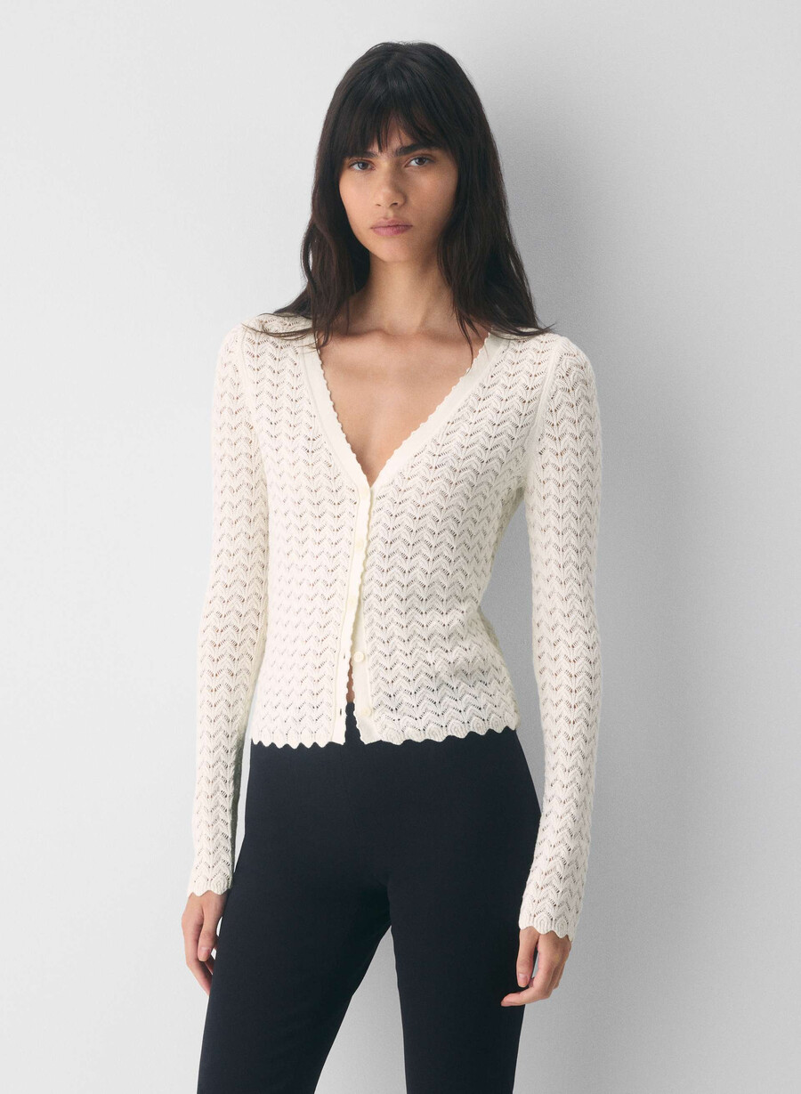 cotton charm create cardigan hellbirbiege