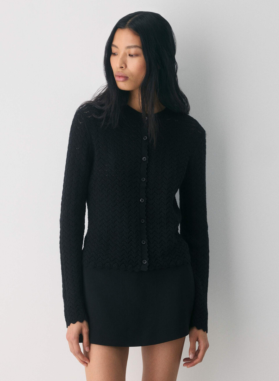 cotton charm prelusion cardigan schwarz