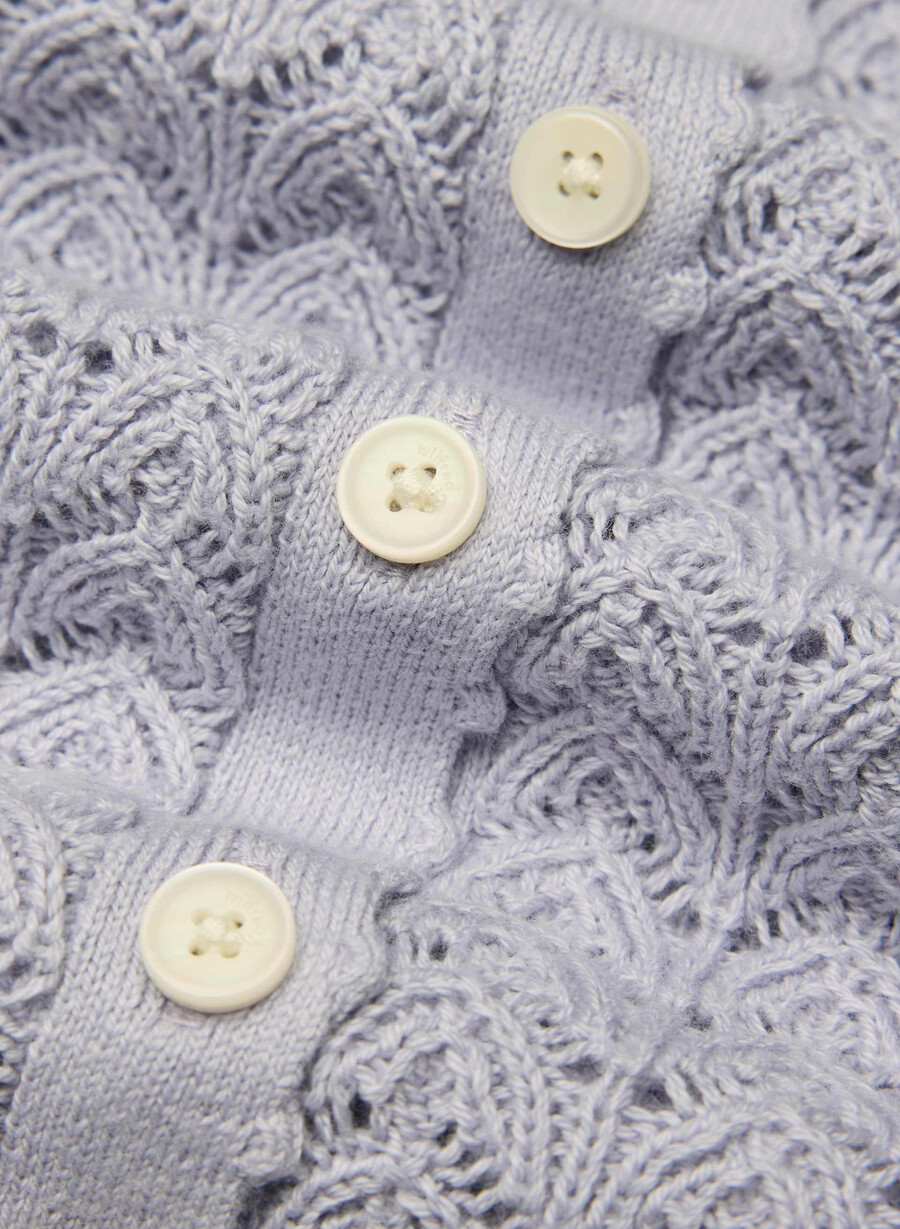 cotton charm prelusion cardigan wildblume lila