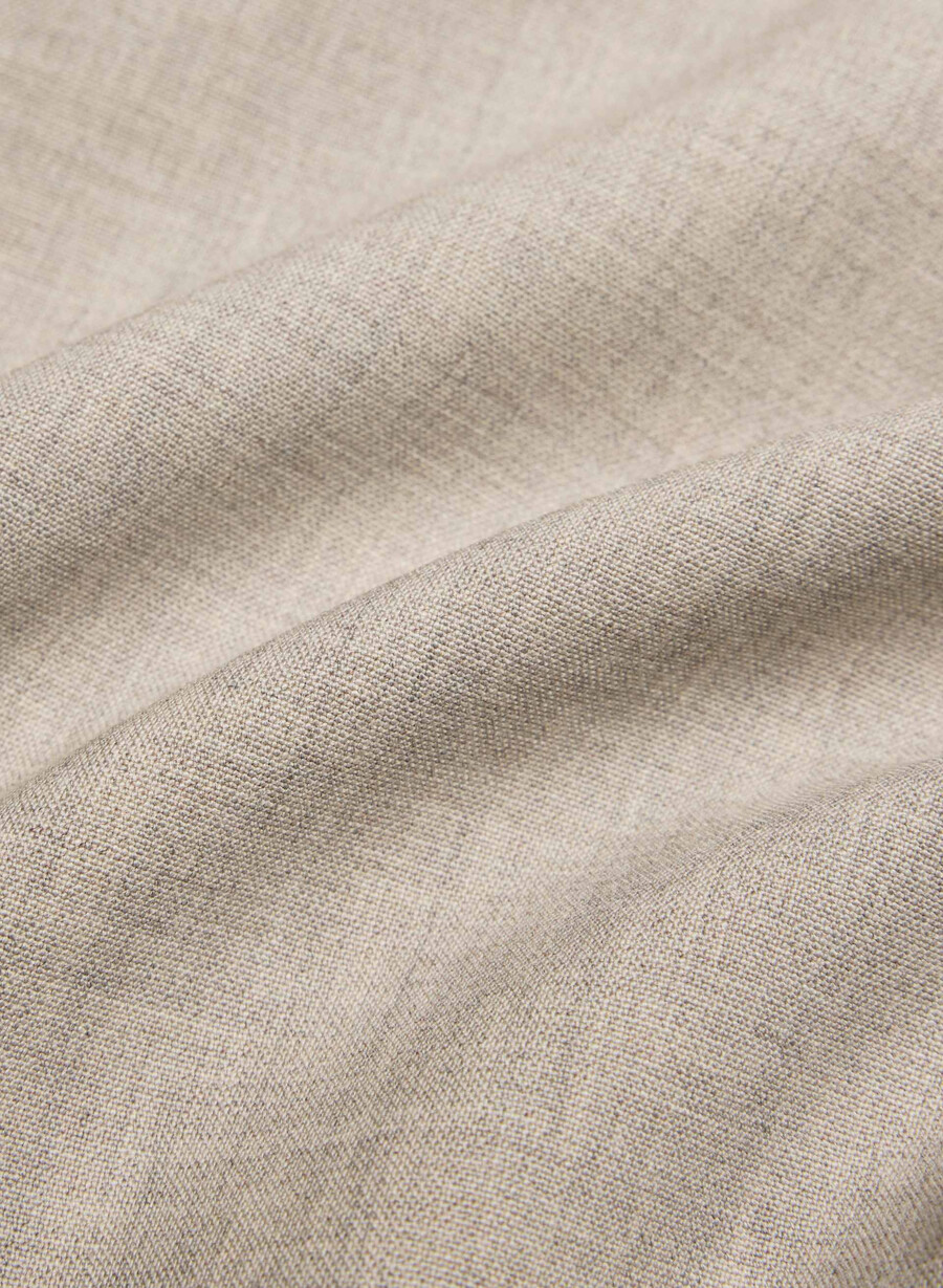 die effortless pant wolle heather light nutmeg