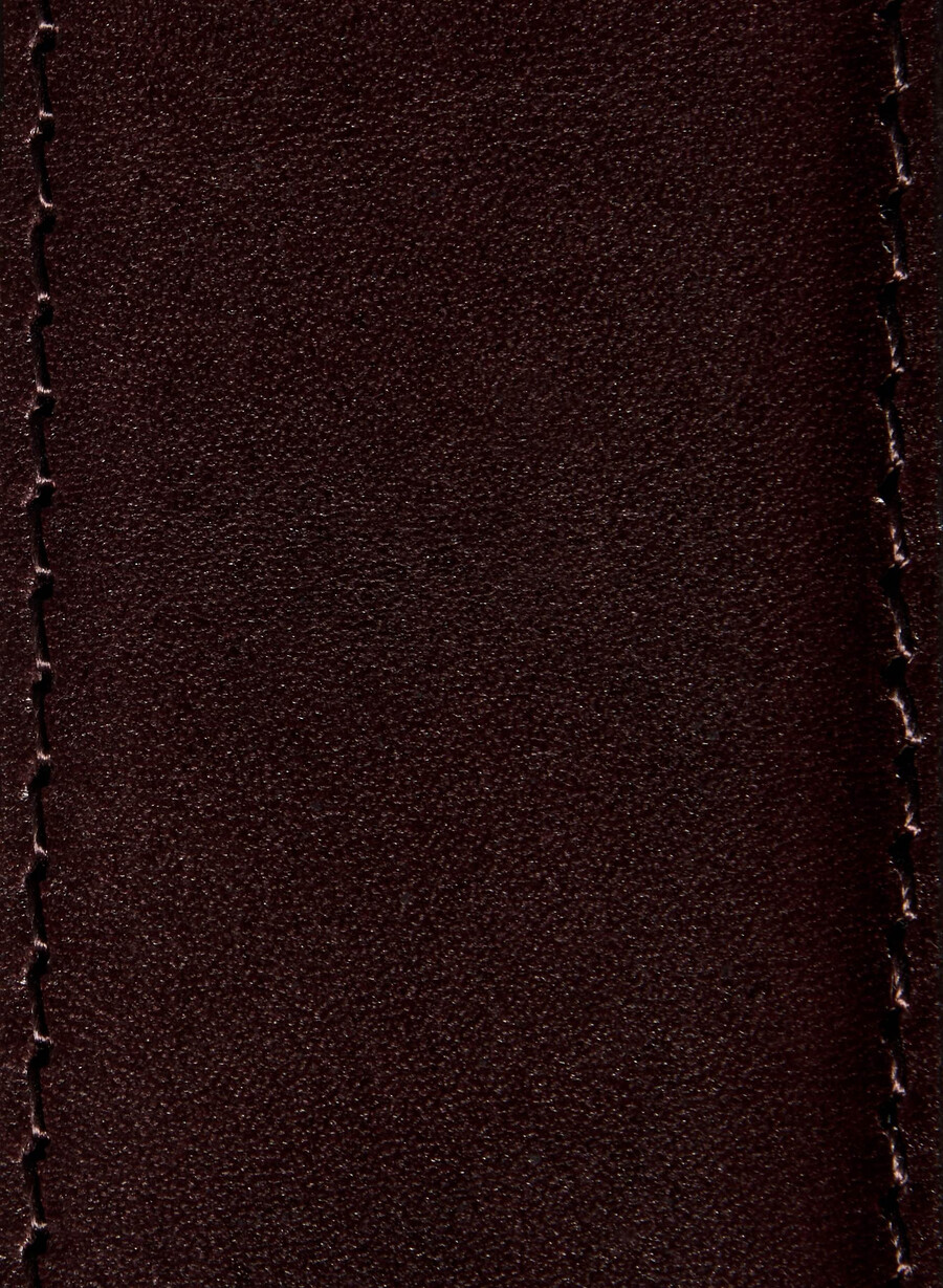 legendärer breiter ledergürtel aus massivem messing manor browngold