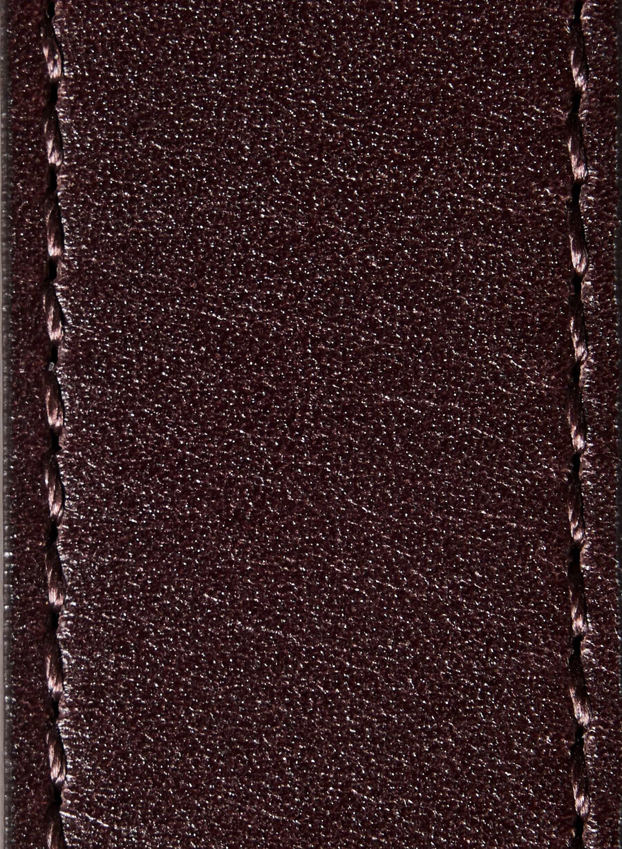 lebenslanger massiver messing-ledergürtel manor brown gold