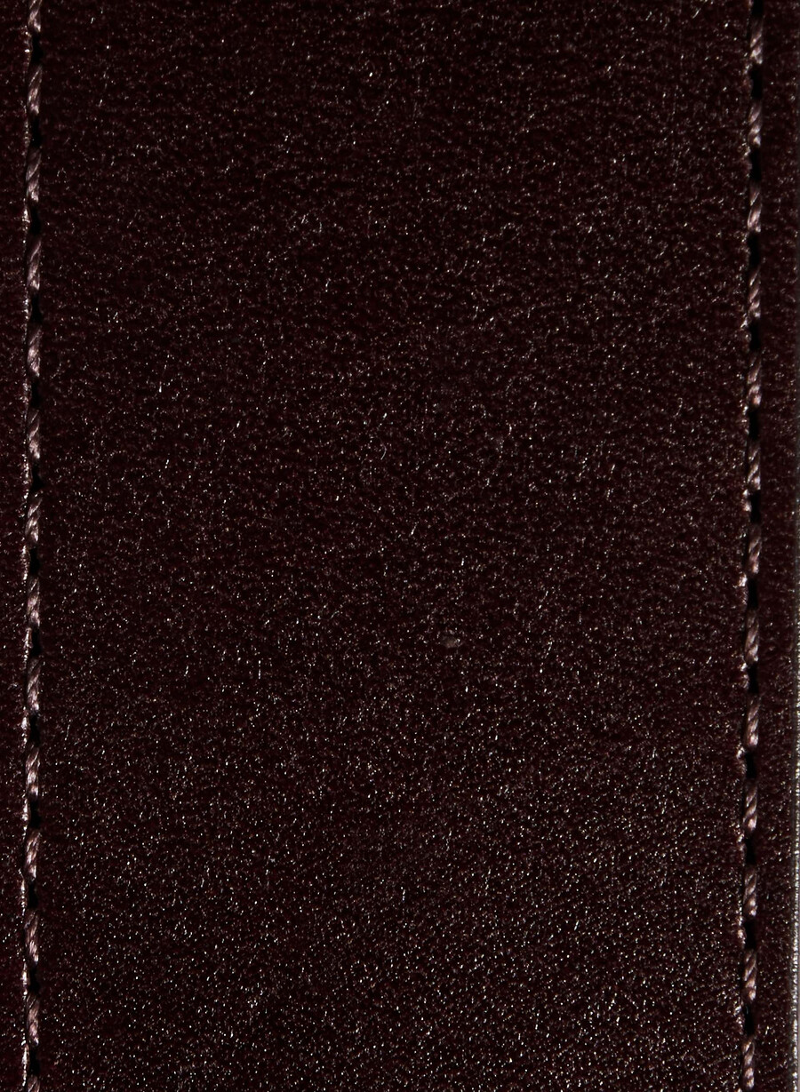 lebenslanger breiter gürtel aus massivem messing und leder manor browngold