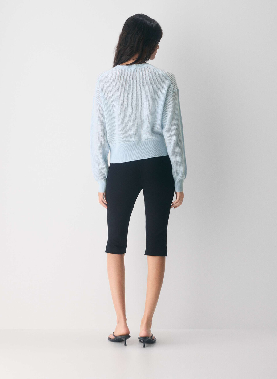 thema woll-kaschmir-pullover villa blau