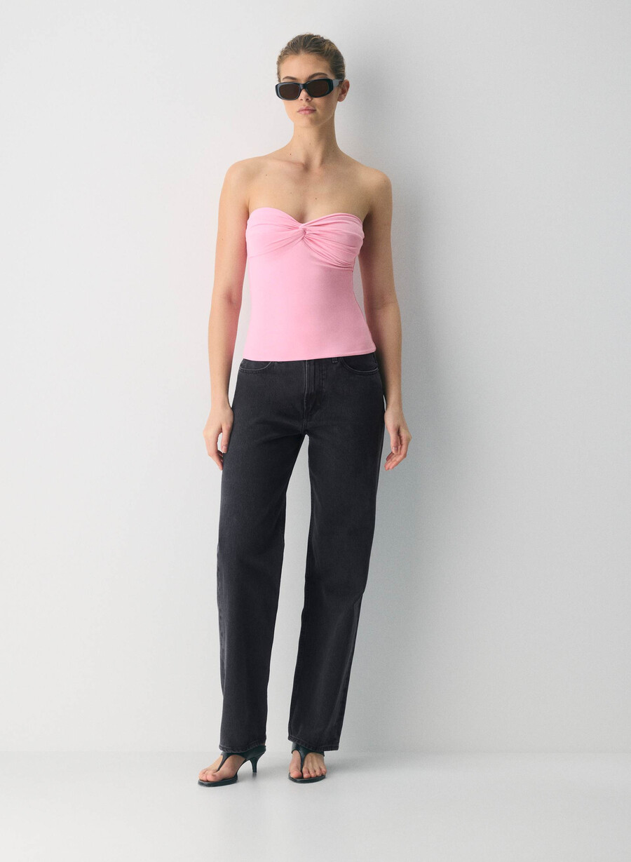 original contour hypnotic tube top jellybean pink