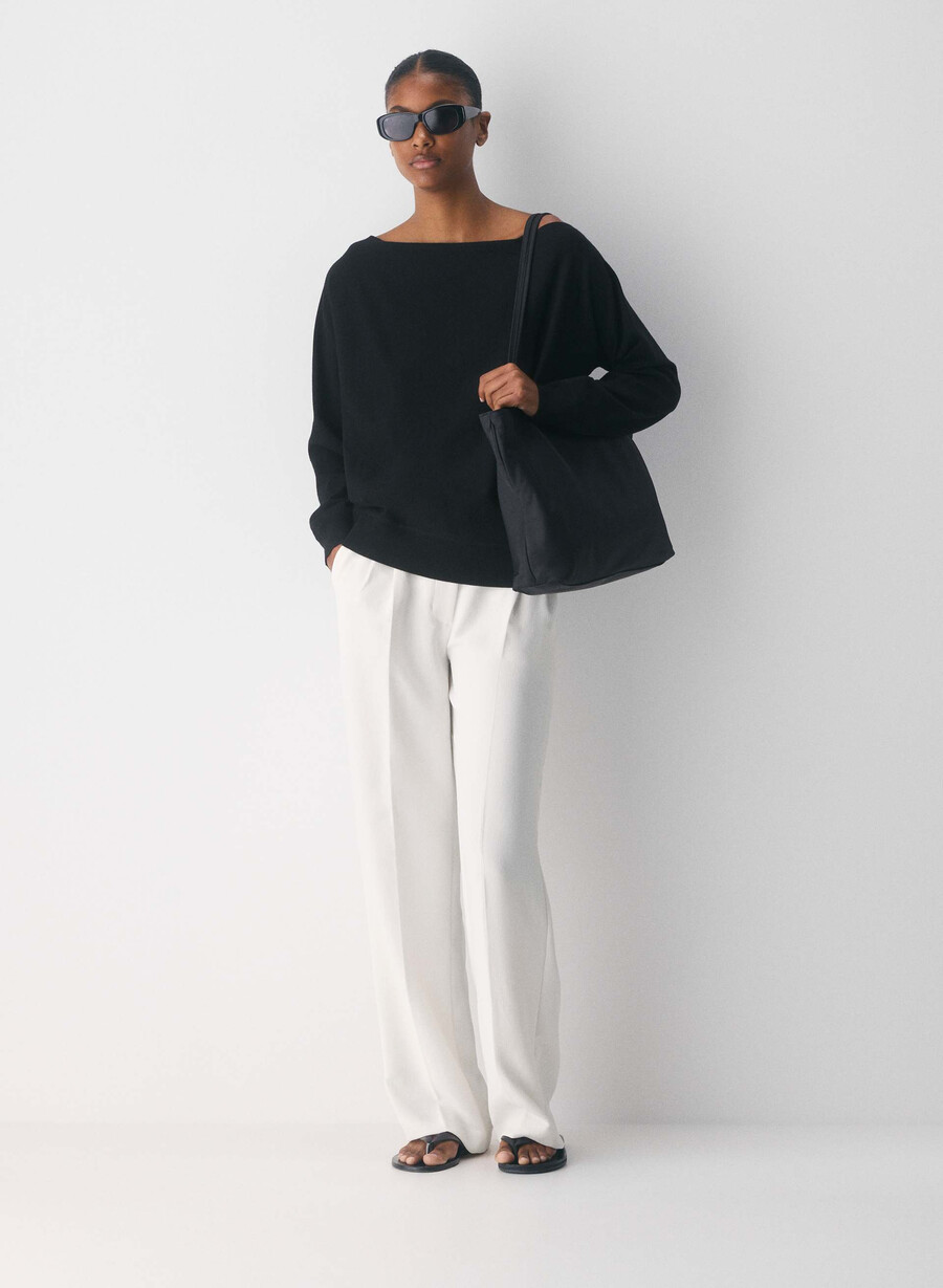 inspiration sweater - wonder yarn schwarz