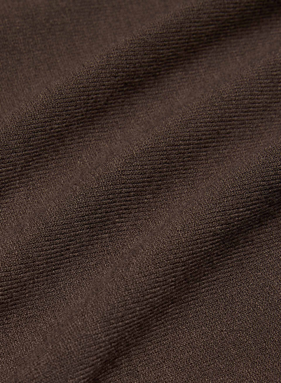 inspiration sweater - wonder yarn rich mocha brown