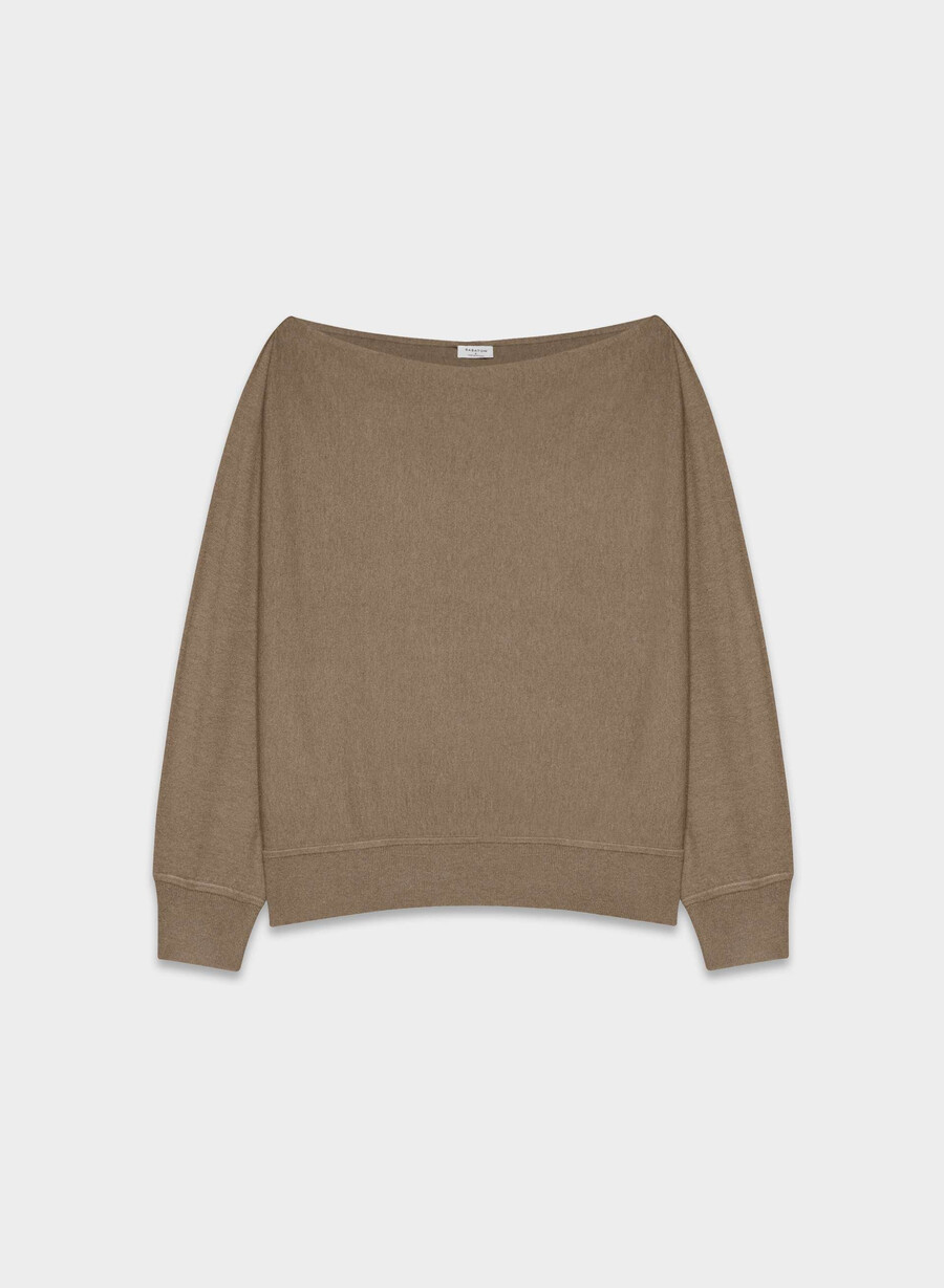 inspiration sweater - wonder yarn heather folio brown