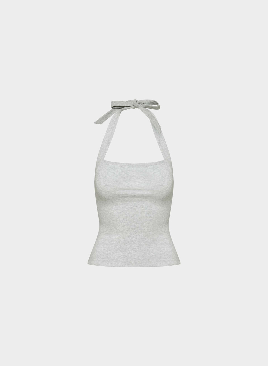 lässiges contour optimum haltertop heather chrome