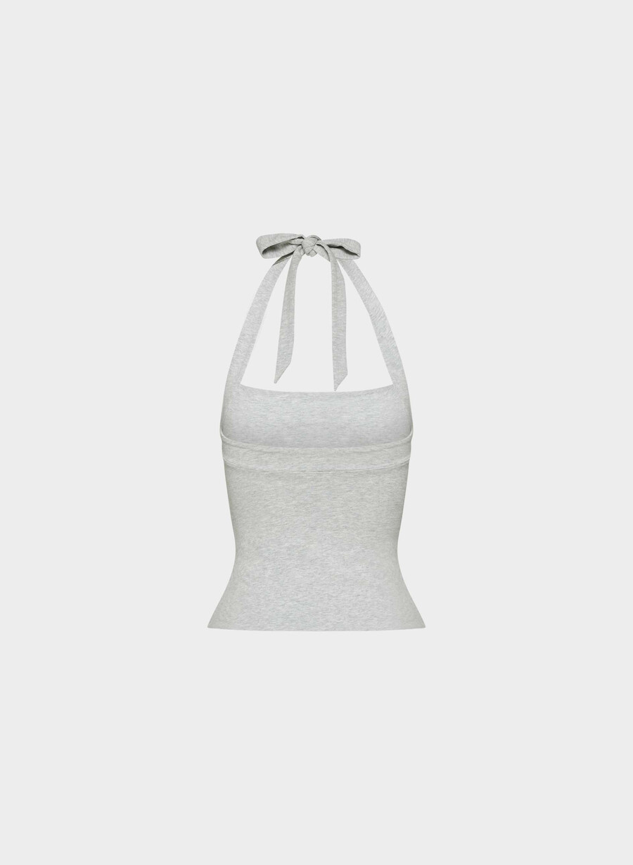 lässiges contour optimum haltertop heather chrome