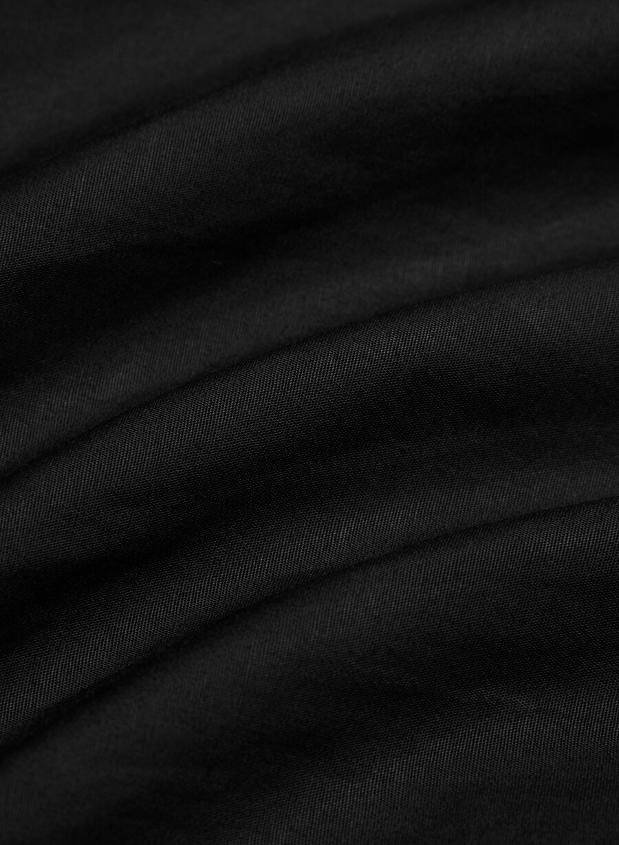 courtyard popeline-kleid schwarz
