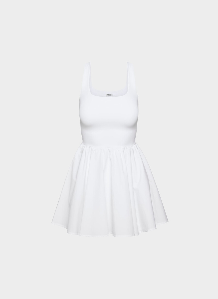 revive poplin-minikleid strahlend weiß