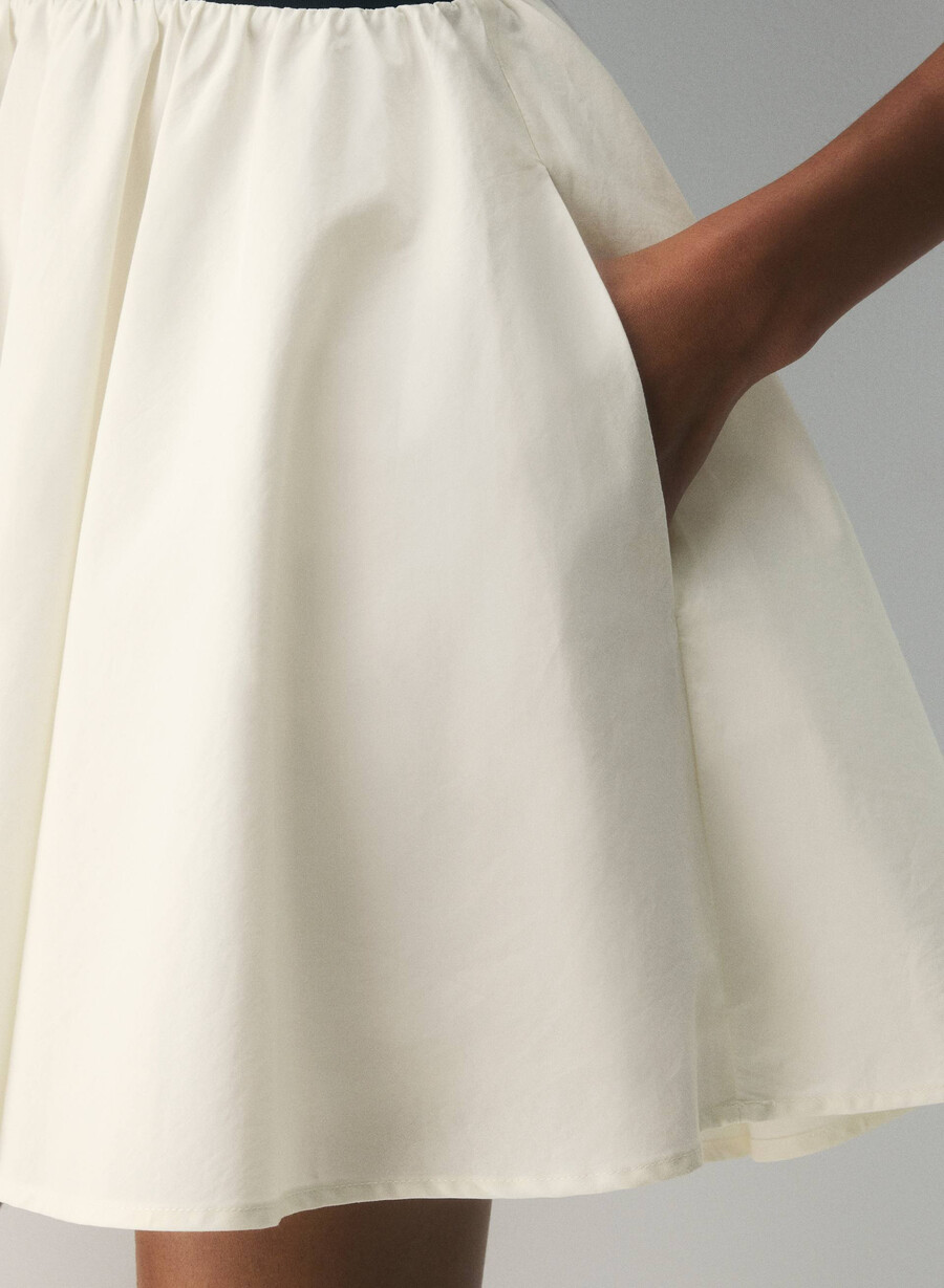 revive poplin-minikleid hellbirbirkeschwarz