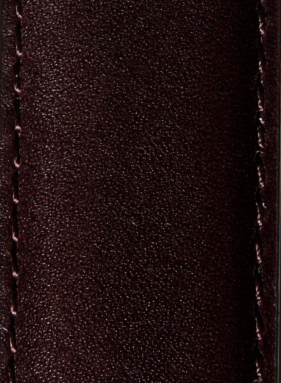 idol-gürtel aus massivem messing und leder manor browngold