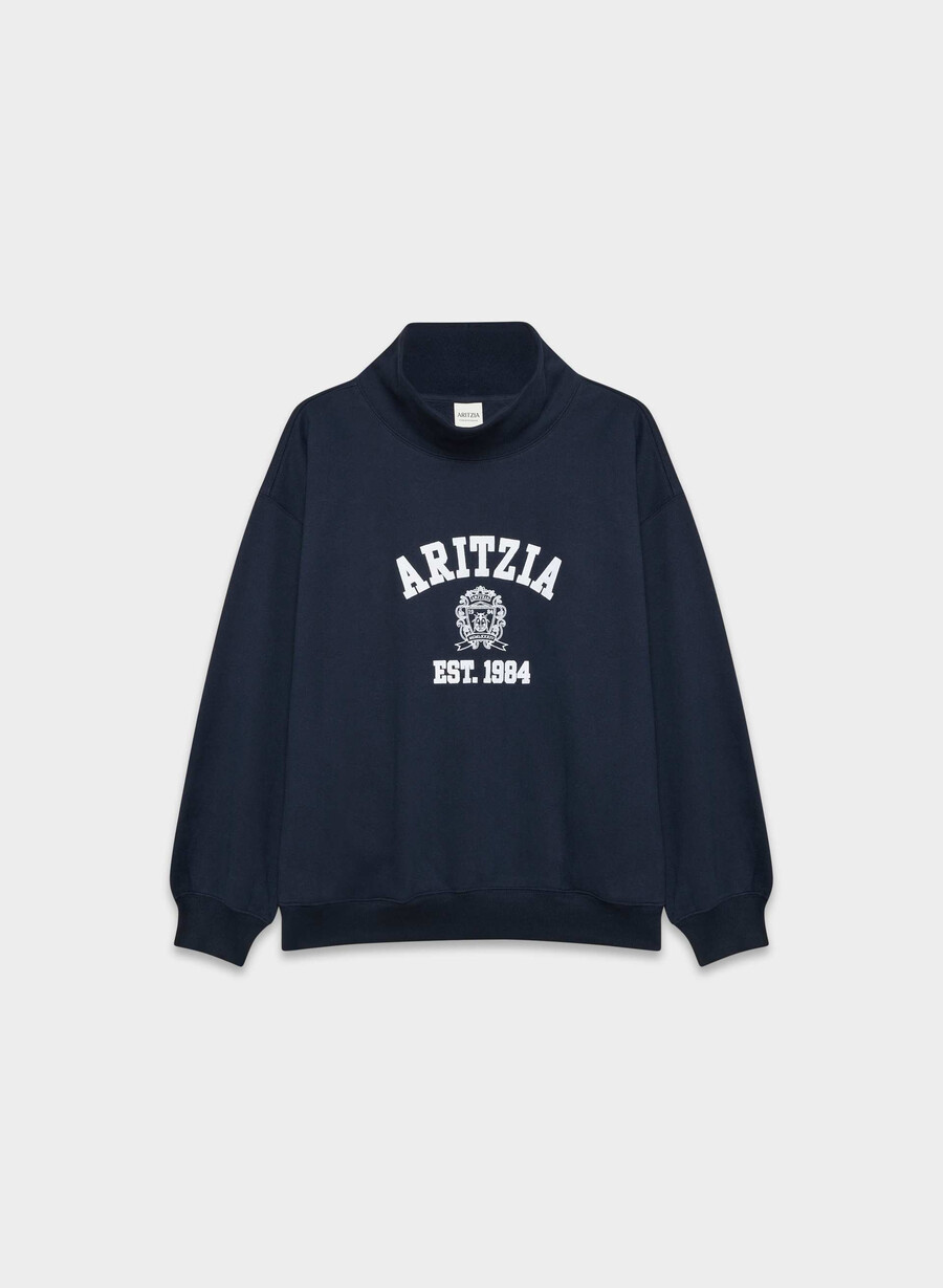 kuscheliger fleece-pullover mit mega-stehkragen farbe admiralweiß