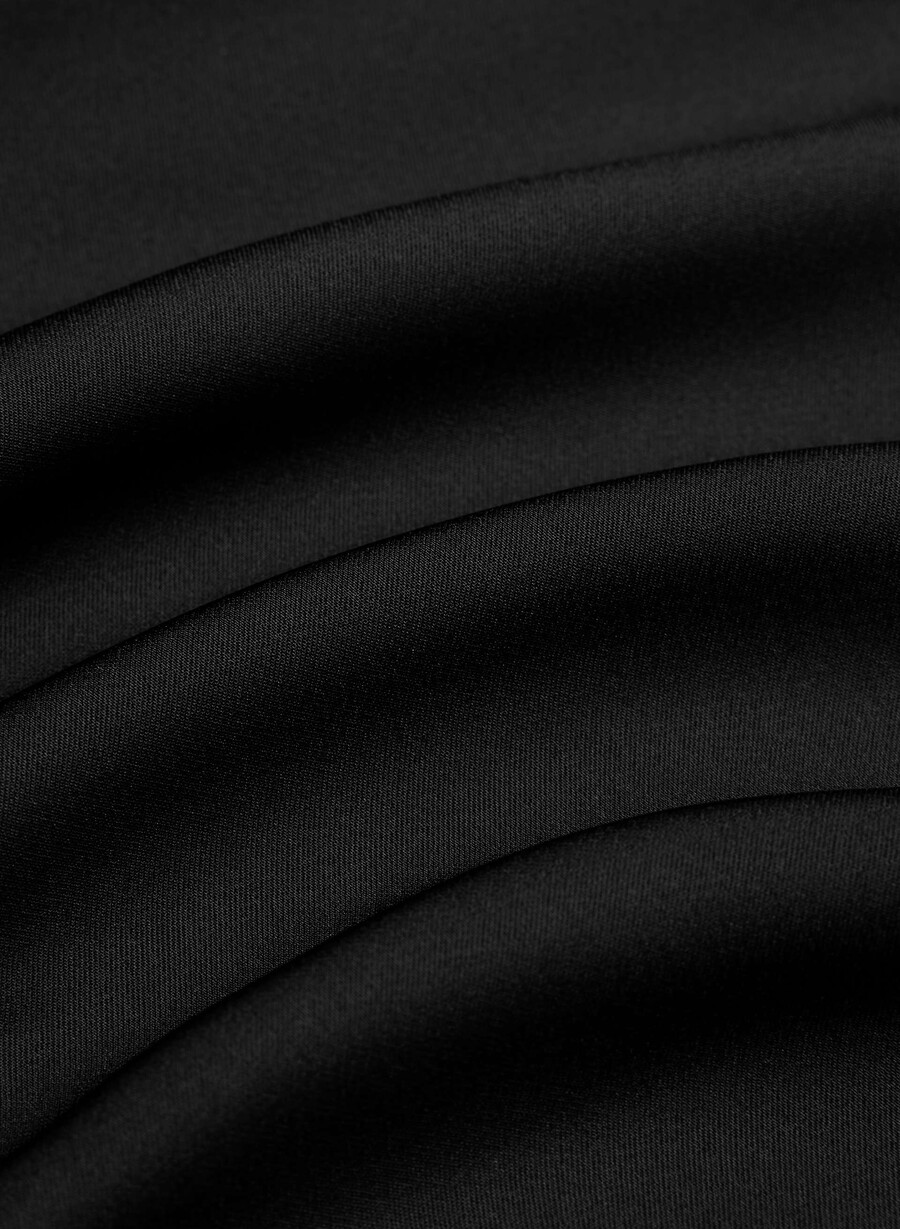 euphoria satin-halterkleid schwarz