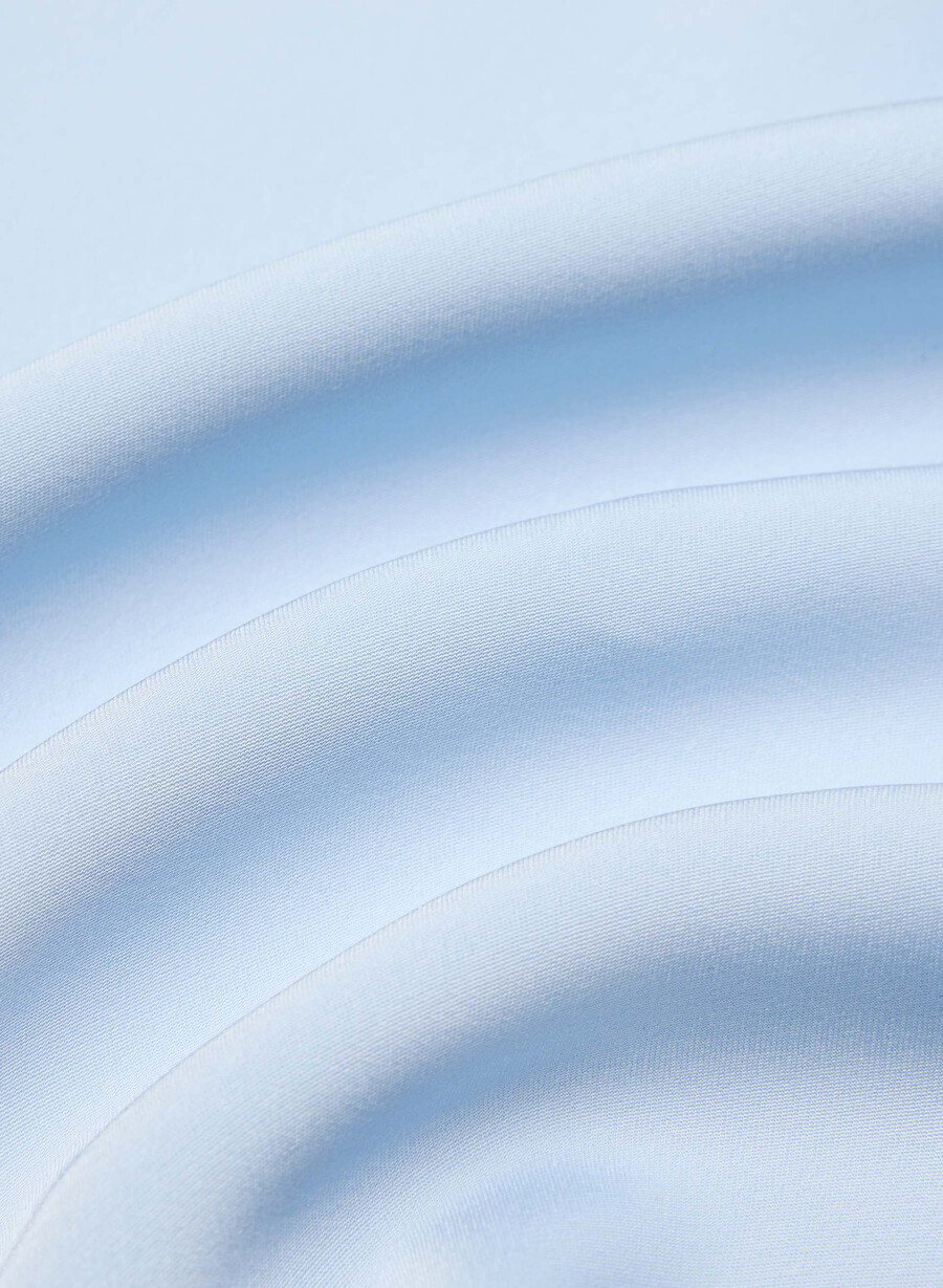 euphoria satin-halterkleid villa blau